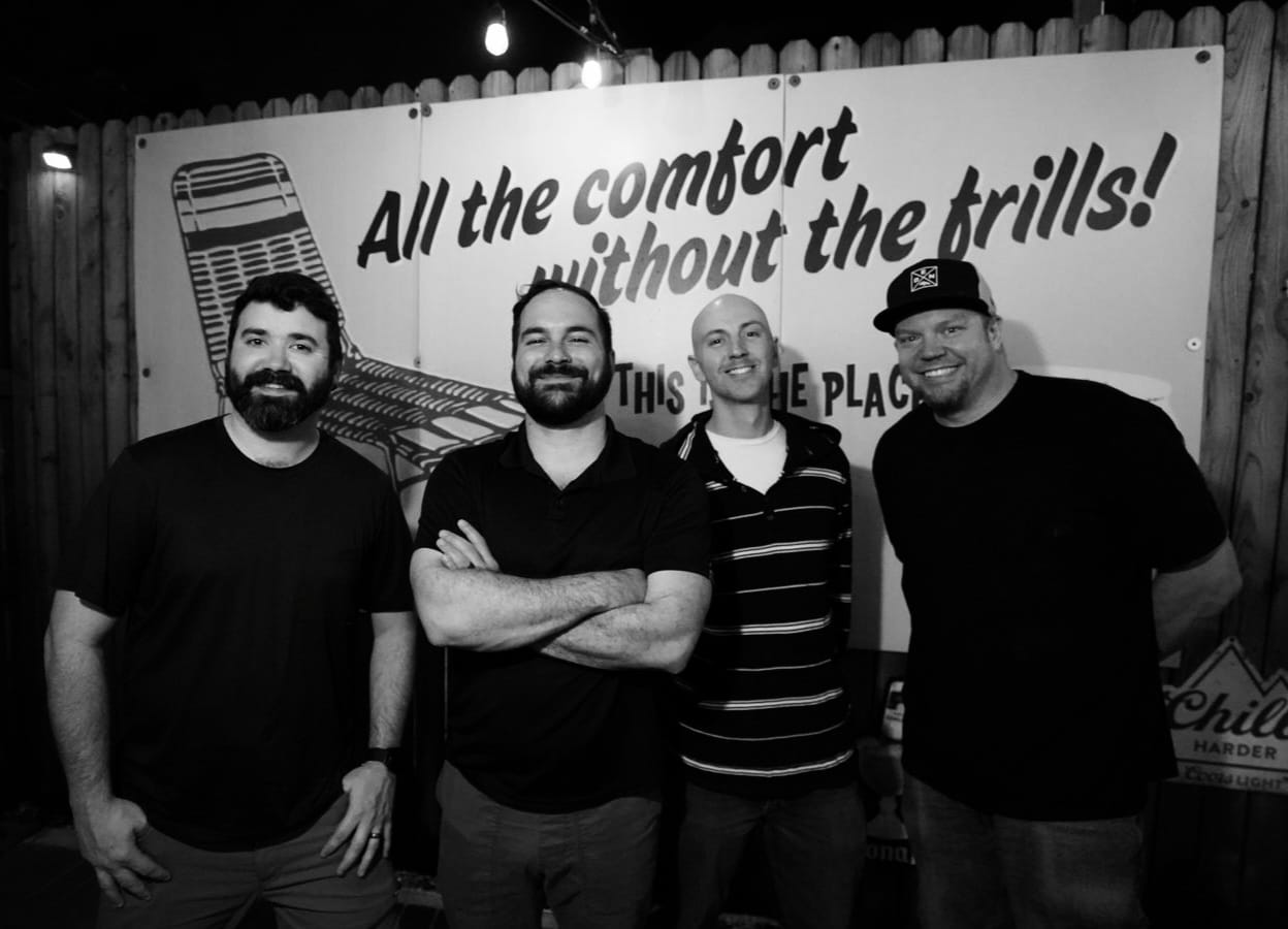 The four members of Soundsystem, Colorado's tribute to 311
